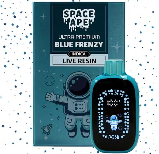 Photograph of product: Space Ape - Blue Frenzy Disposable