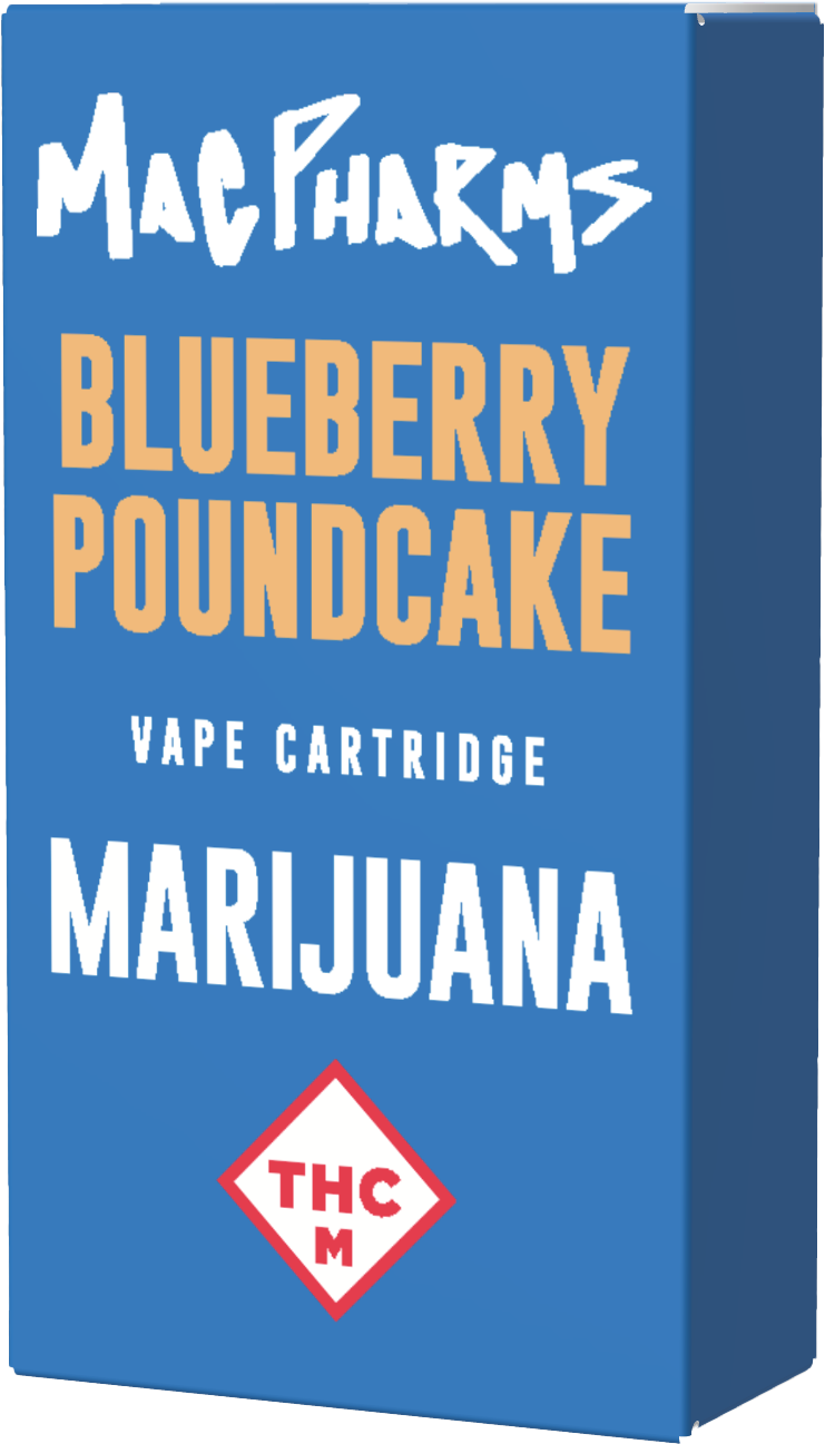 Photograph of product: Blueberry Poundcake - Vape Cart - 1g