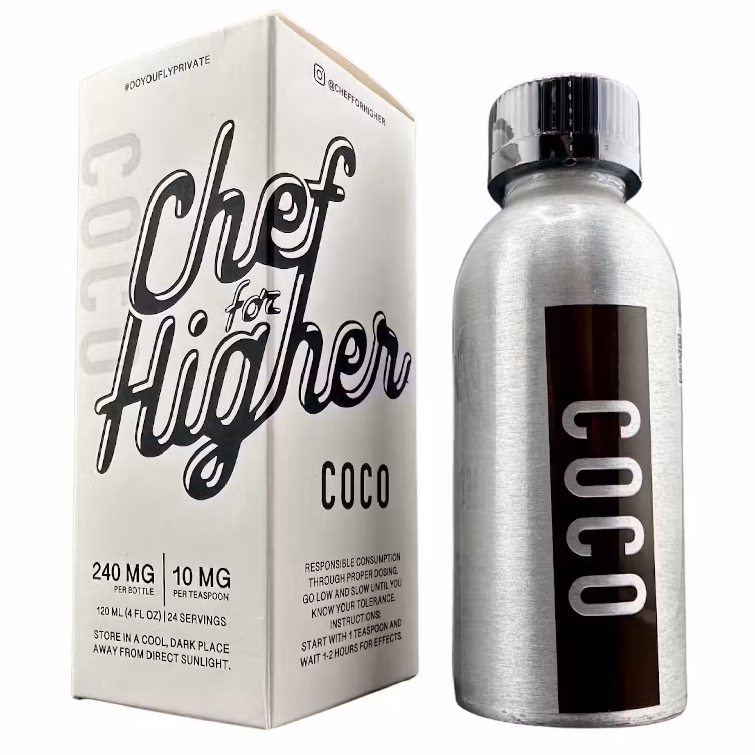 Photograph of product: Chef for Higher 240MG Coconut Oil