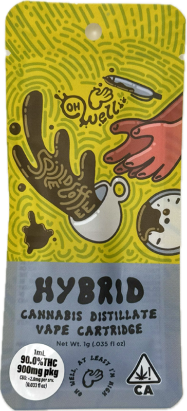 Photograph of product: Spilled Coffee 1g Distillate Cart - Oh Well
