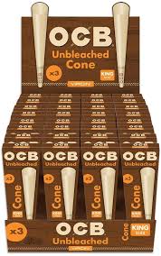 Photograph of product: [Accessories] OCB Cones Unbleached 6pk (1 1/4) [OCB]