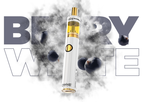Photograph of product: DIME | Signature Line | Berry White | 2g Disposable