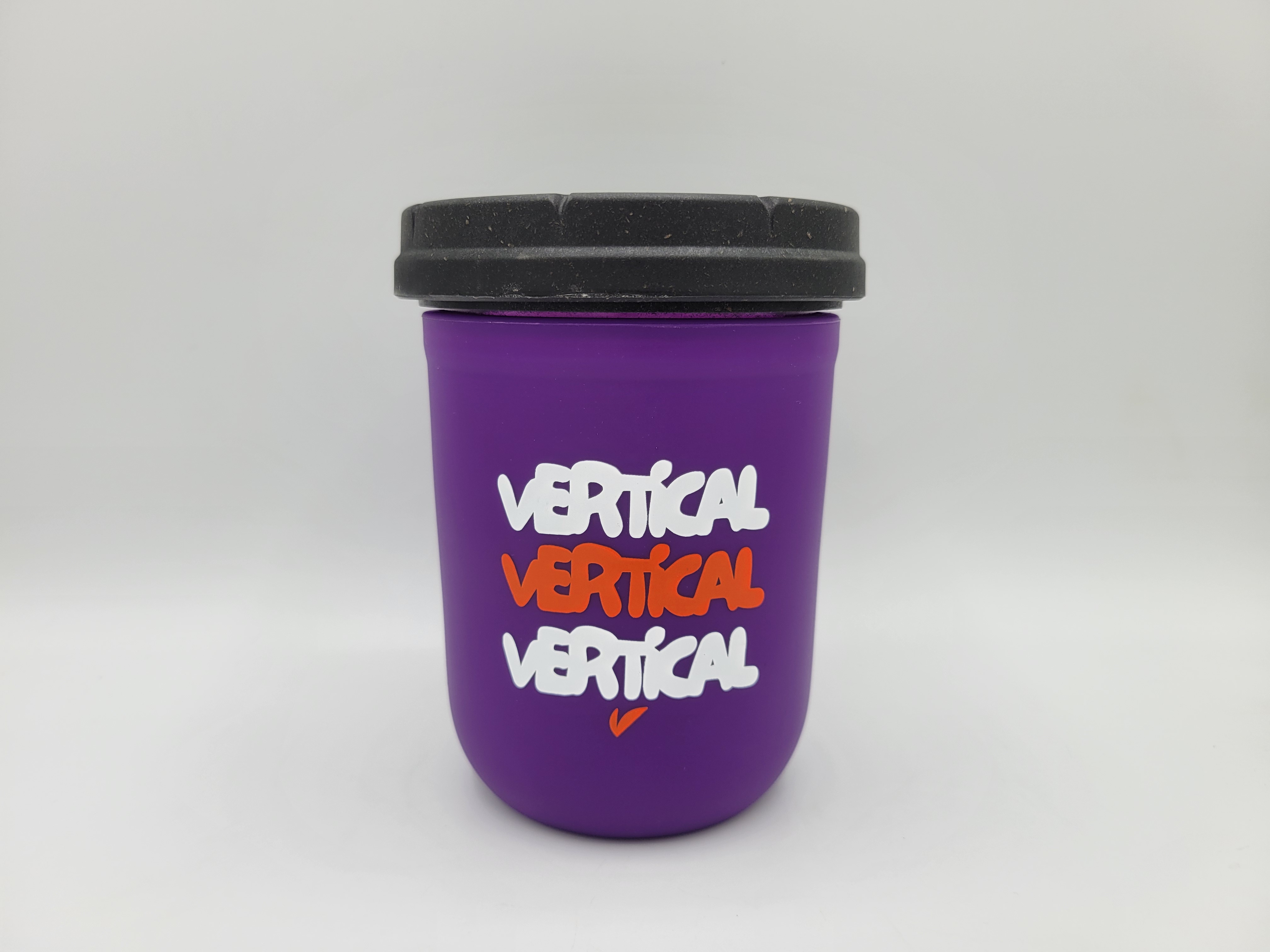 Photograph of product: RE:STASH | VERTICAL STASH JAR | 16OZ | PURPLE