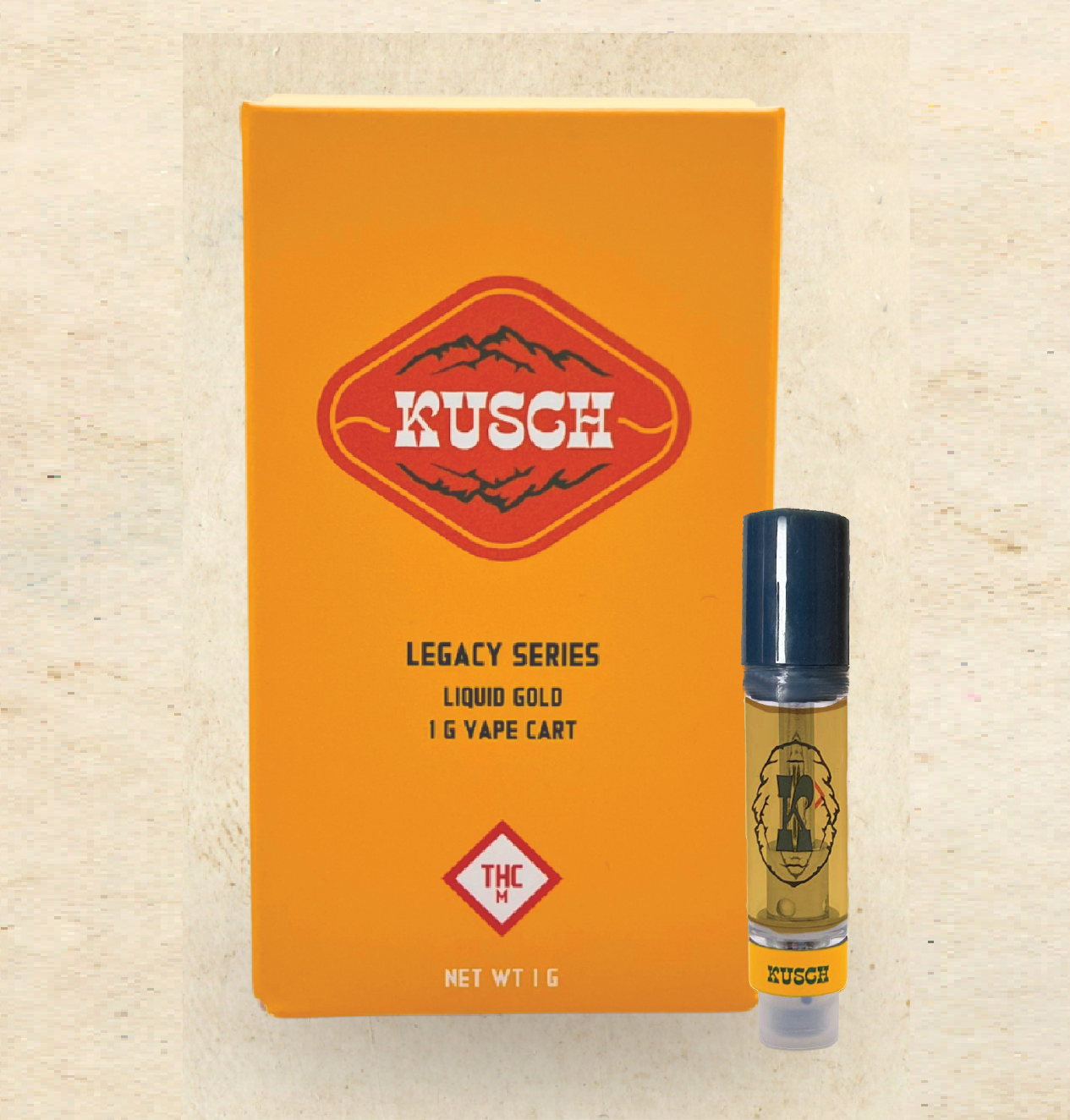 Photograph of product: Kusch | Distillate Cart | Granddaddy Purple 1g