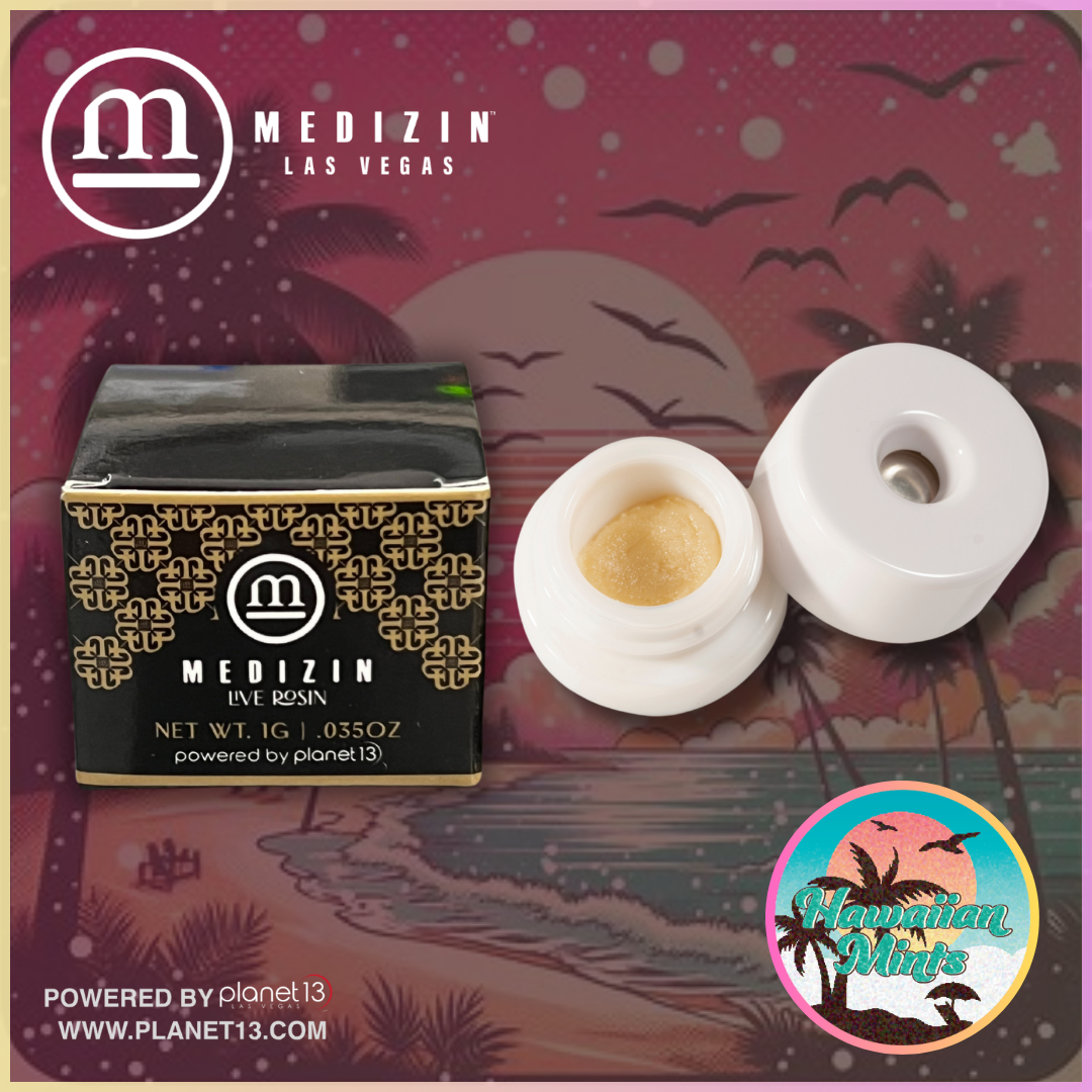 Photograph of product: Hawaiian Mints 1g Live Rosin