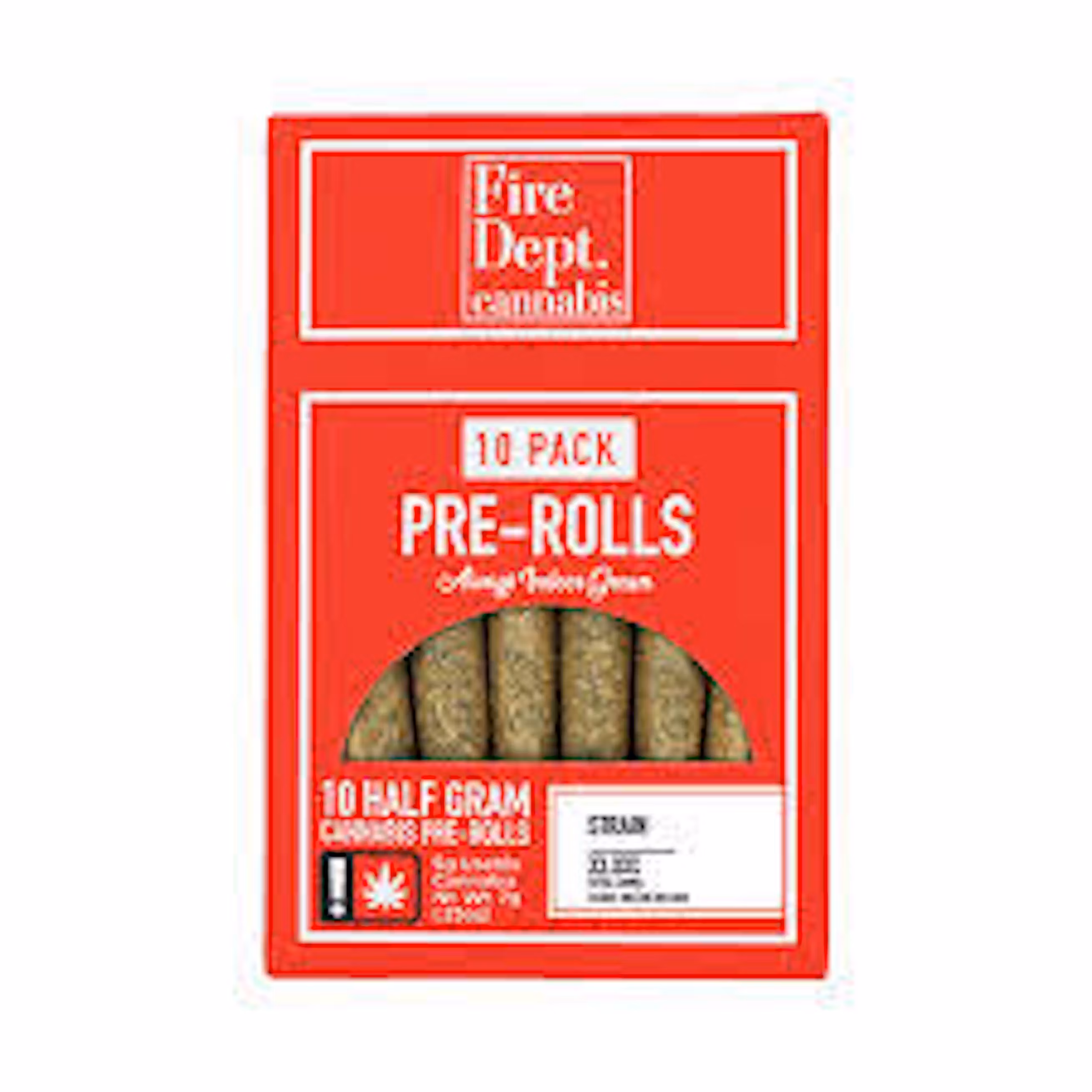 Photograph of product: 10pk King Bling - Preroll Pack - Fire Dept.