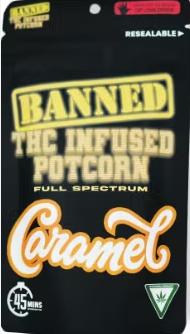 Photograph of product: Caramel | Potcorn 200mg