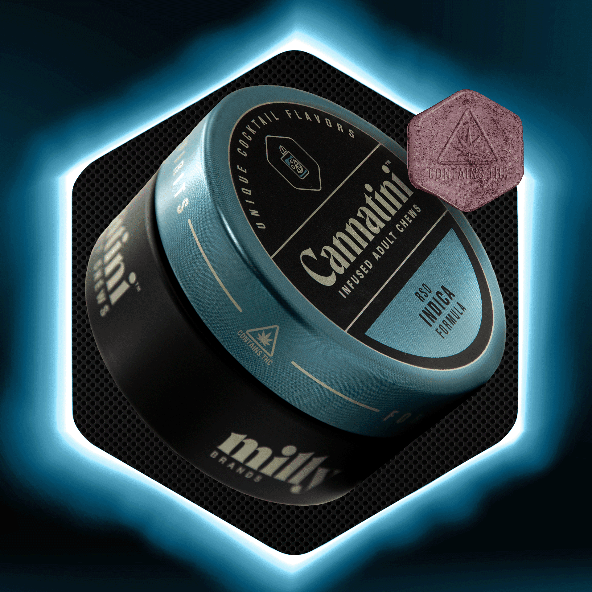 Photograph of product: Sour Grape Sangria Gummies 100mg (20Pk) (I)