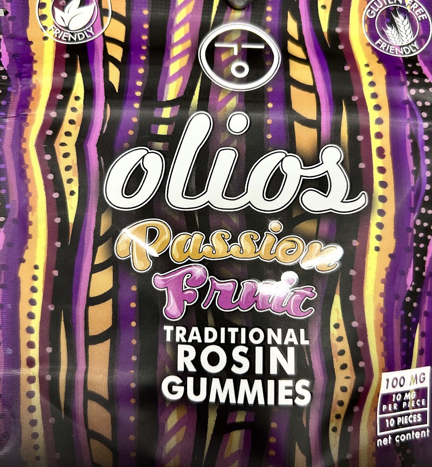 Photograph of product: Passion Fruit Rosin Gummies (50G)