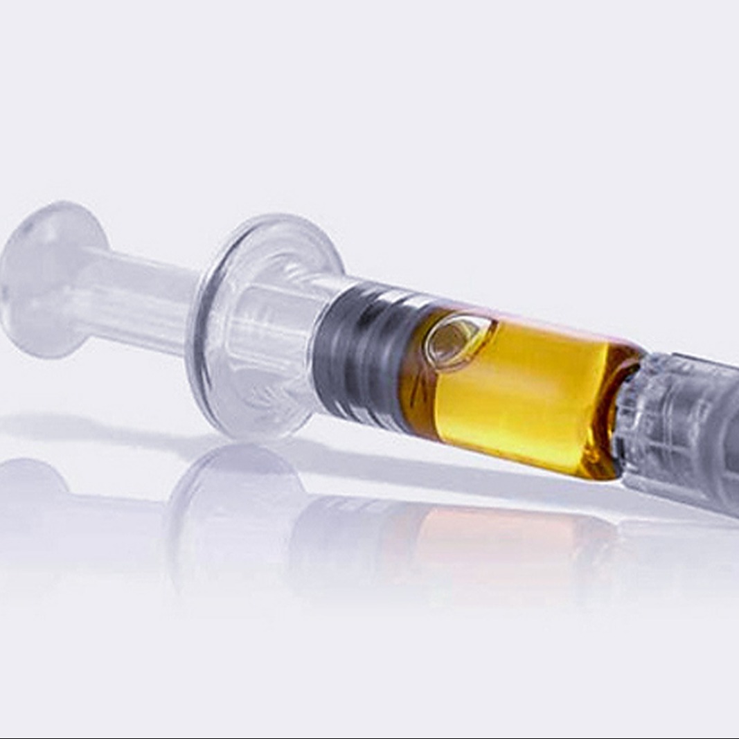 Photograph of Product: 1G Activated Live Rosin Syringe- Apple Fritter