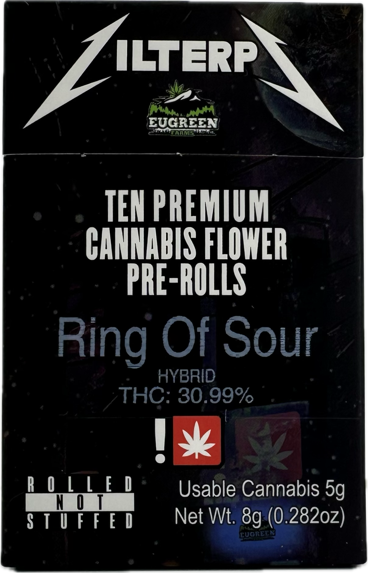 Photograph of product: Ring of Sour 10pk Pre-Rolls