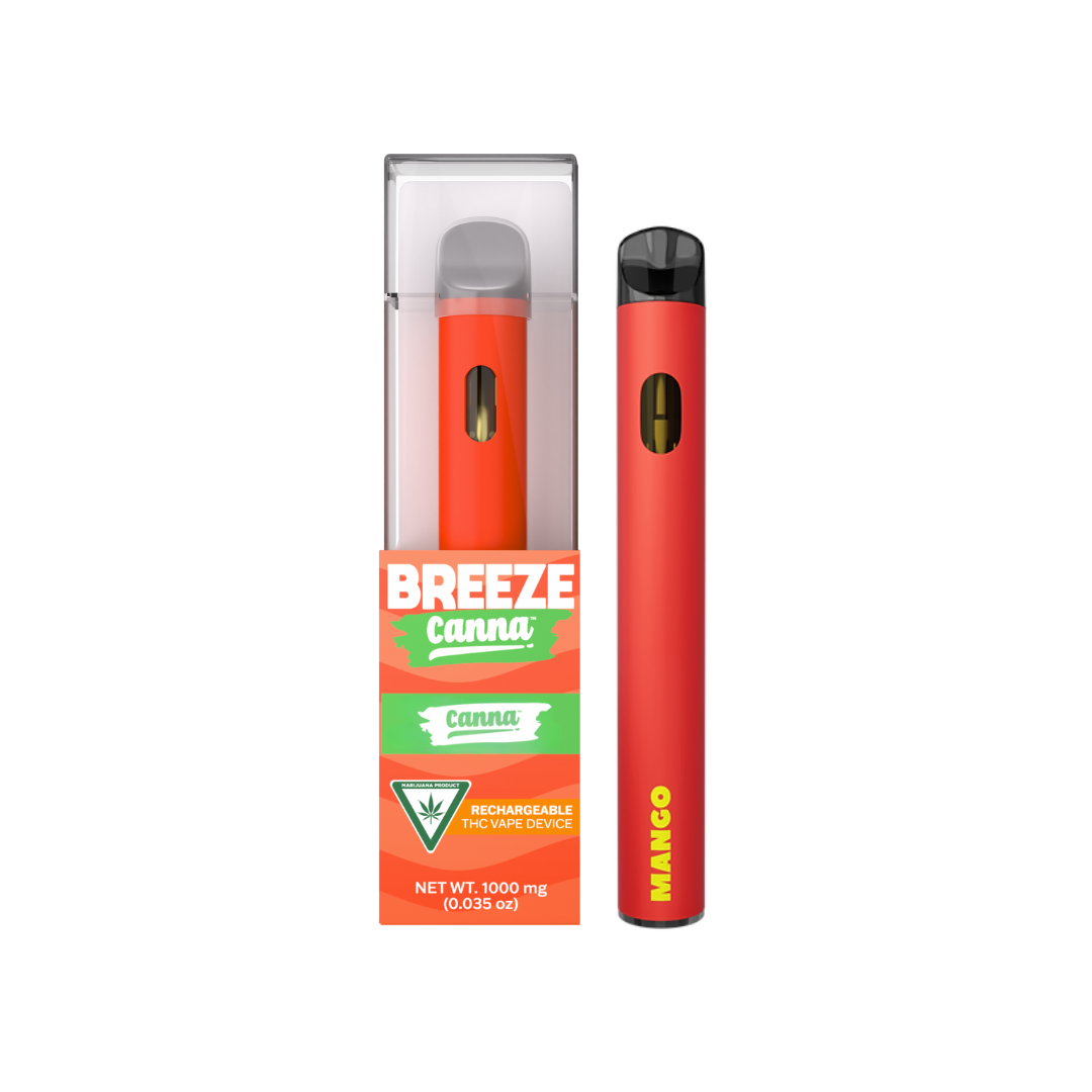 Photograph of product: Breeze | Mango Disposable Vape | 1g
