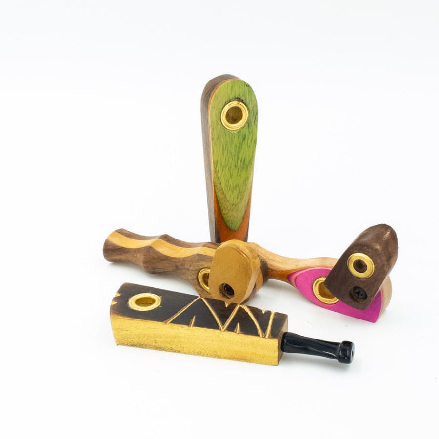 Photograph of product: Assorted Wood Handpipes