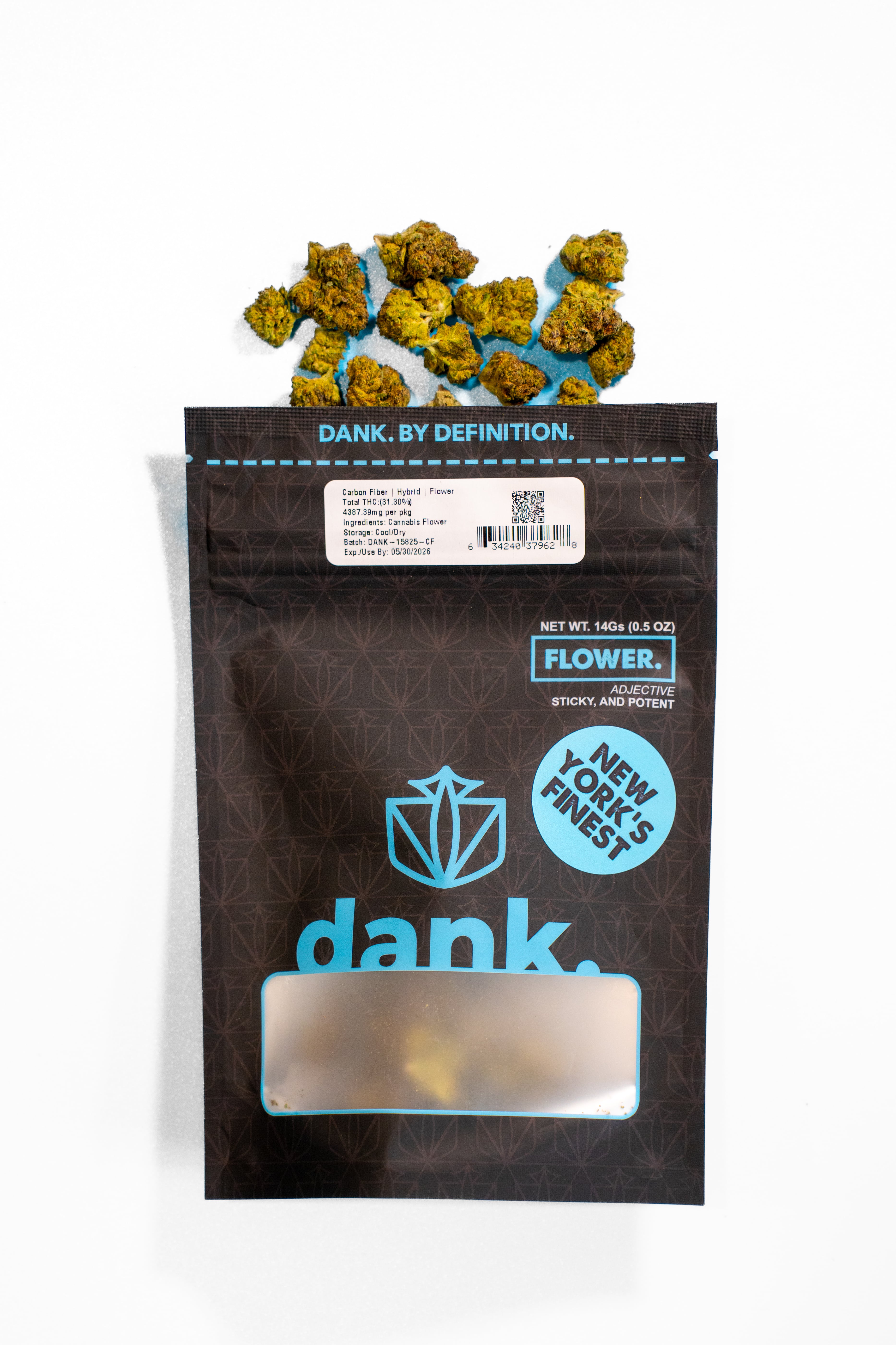 Photograph of product: Dank | Flower | Sungrown | Carbon Fiber - 14g