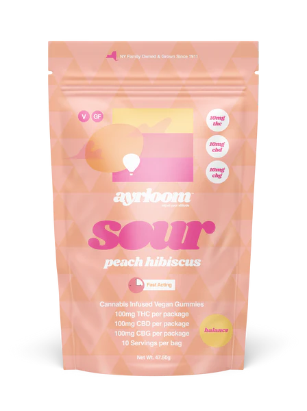 Photograph of product: Sour Peach Hibiscus 100mg [E60]
