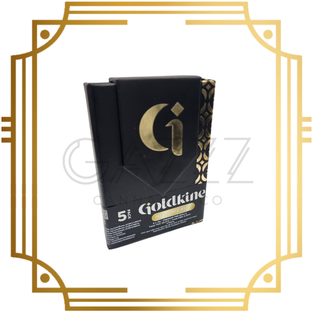 Photograph of product: Goldkine Mellowz #17 Pre-Rolls 5pk