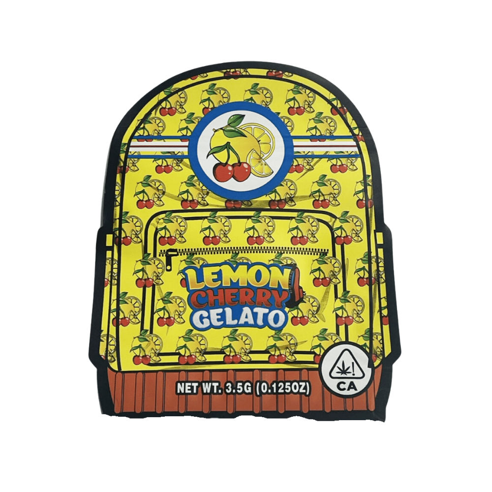 Photograph of product: Backpack Boyz - Prepack 8th - Lemon Cherry Gelato - 3.5g