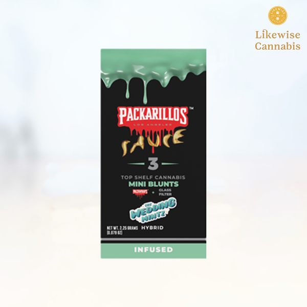 Photograph of product: 3-PACK WEDDING MINTZ PACKARILLOS 2.25G INFUSED BLUNTS