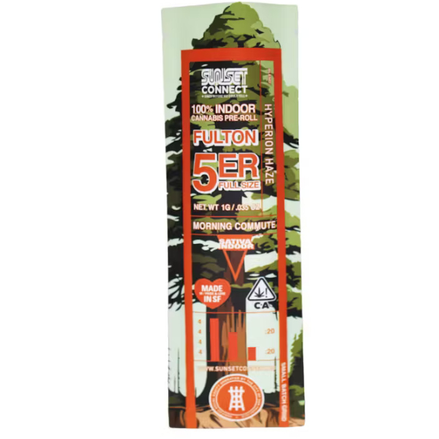 Photograph of product: Sunset Connect - Hyperion Haze (S) - Indoor Pre Roll