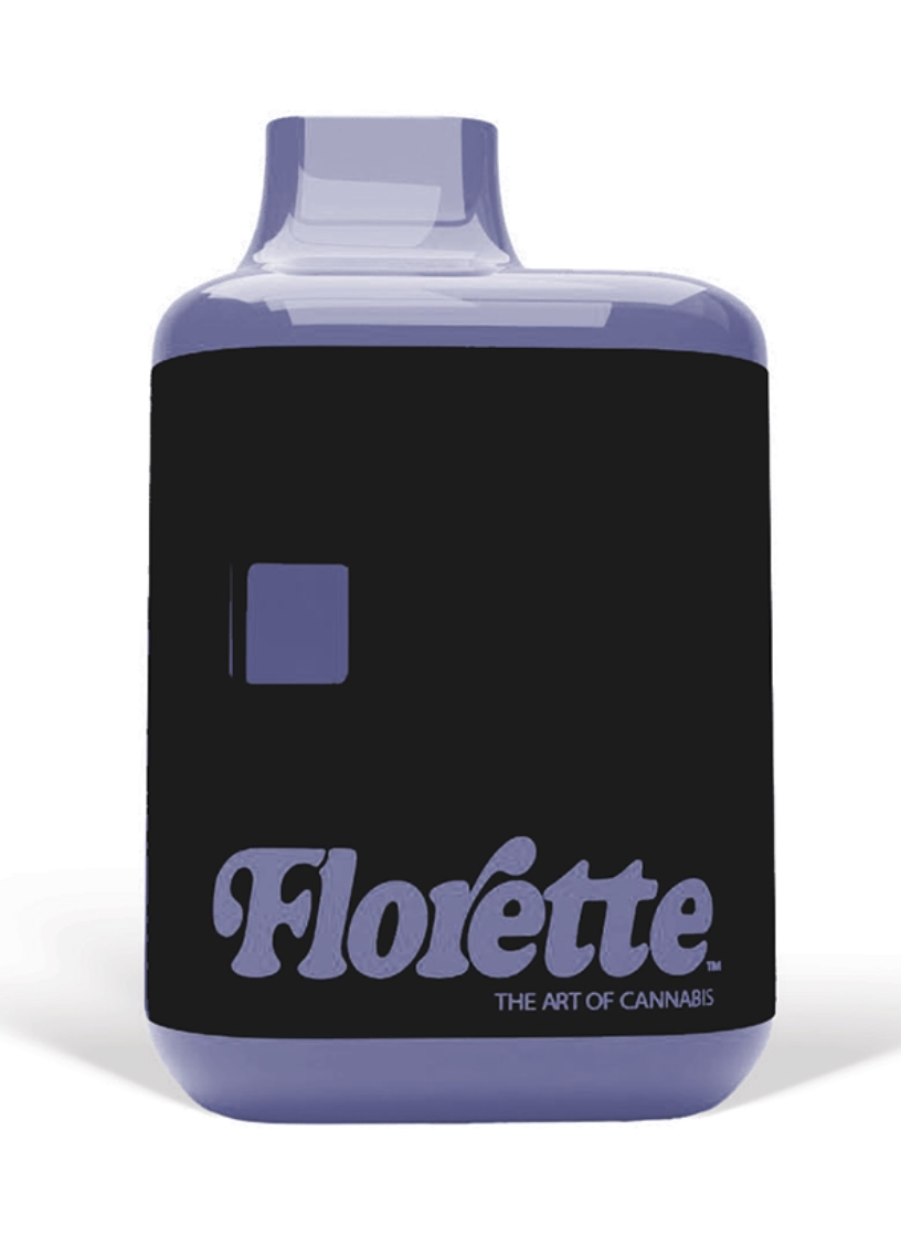 Photograph of product: Florette | Blue Zushi | Oui'd | Pure Flower Resin | AIO Vape