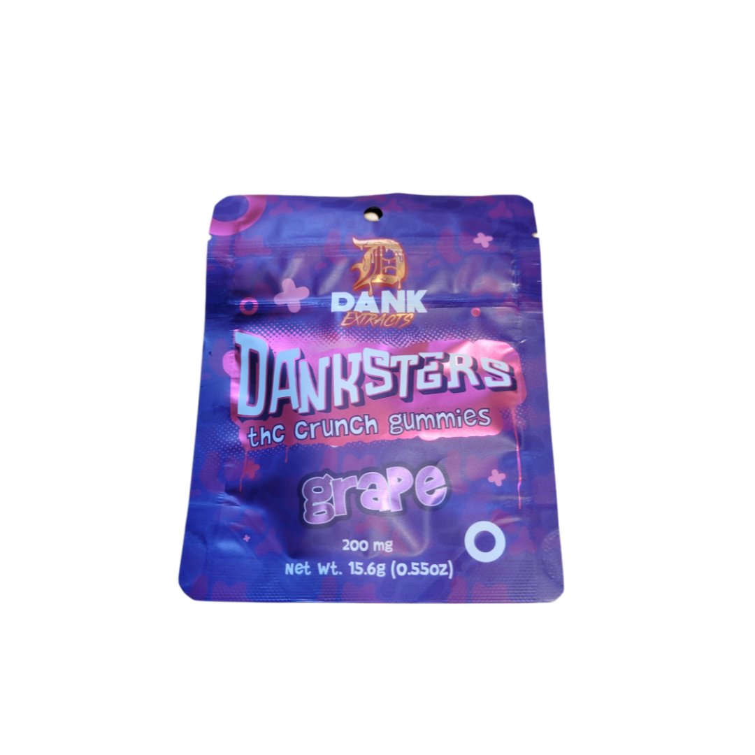 Photograph of product: Danksters Nerds 200mg Grape