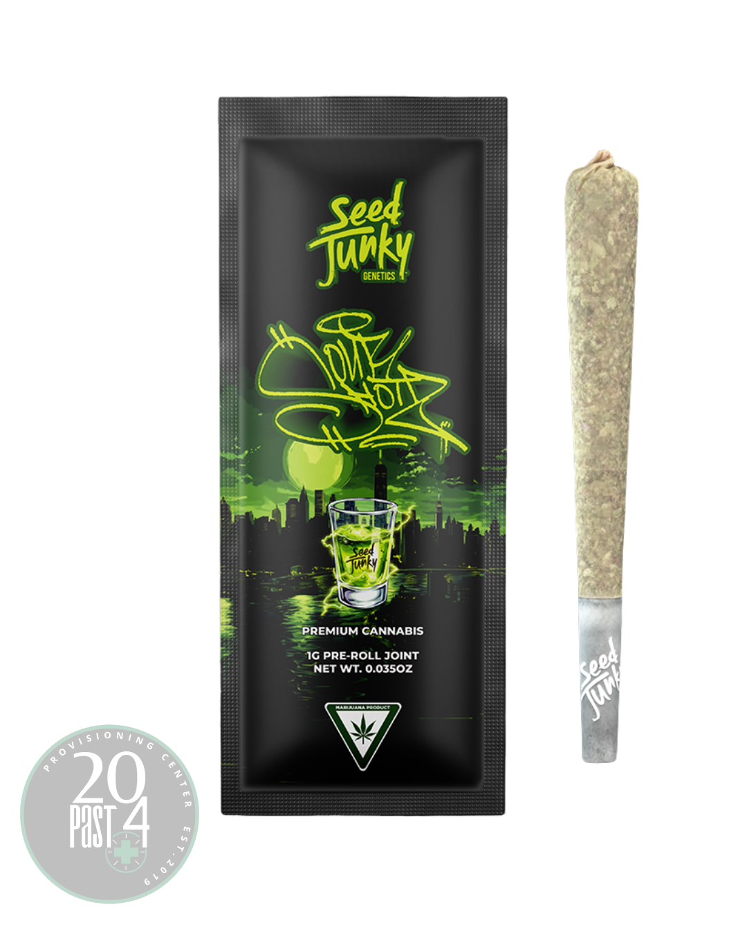 Photograph of product: Seed Junky | Sour Shotz Preroll
