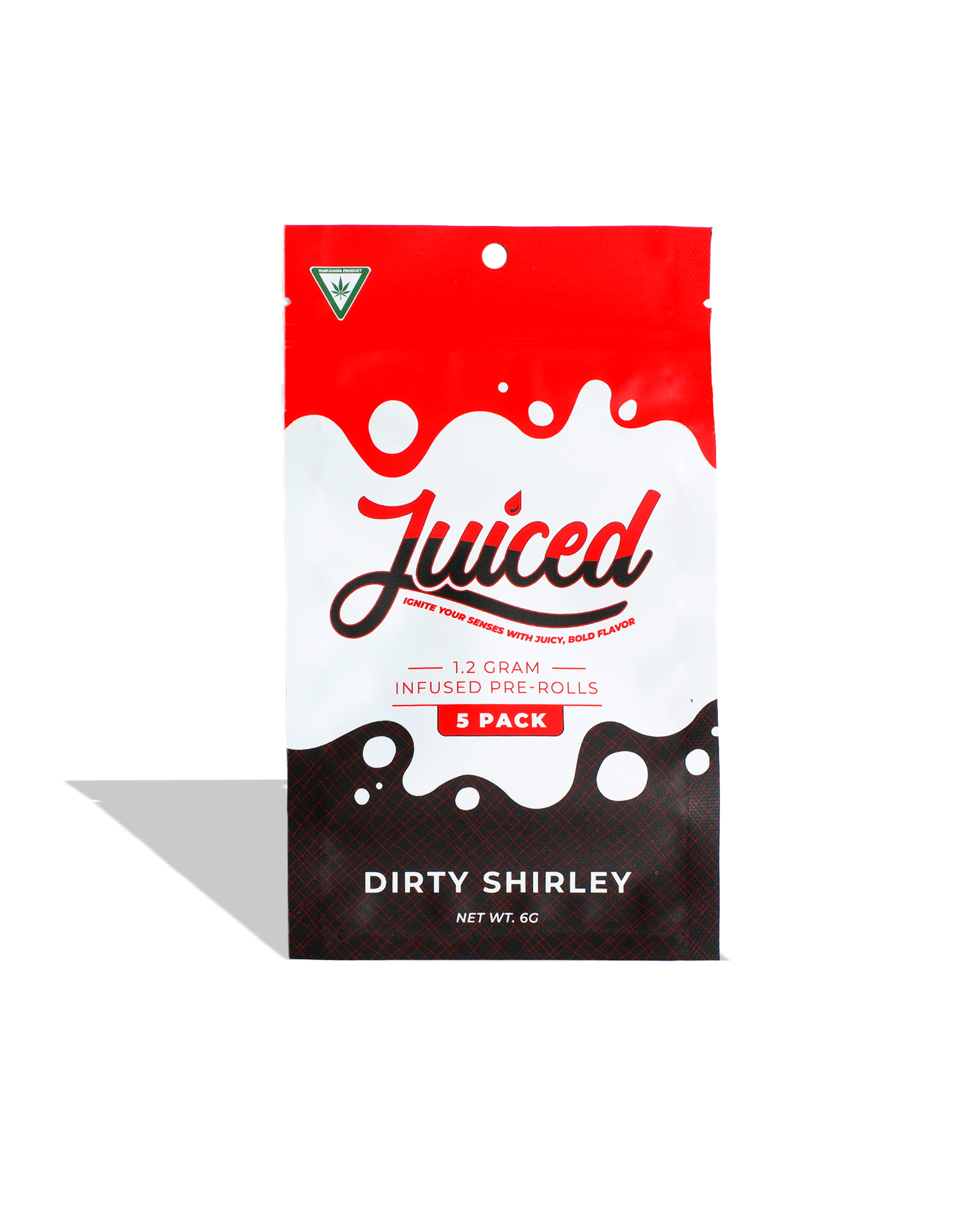 Photograph of product: Dirty Shirley Infused Preroll 5-pack