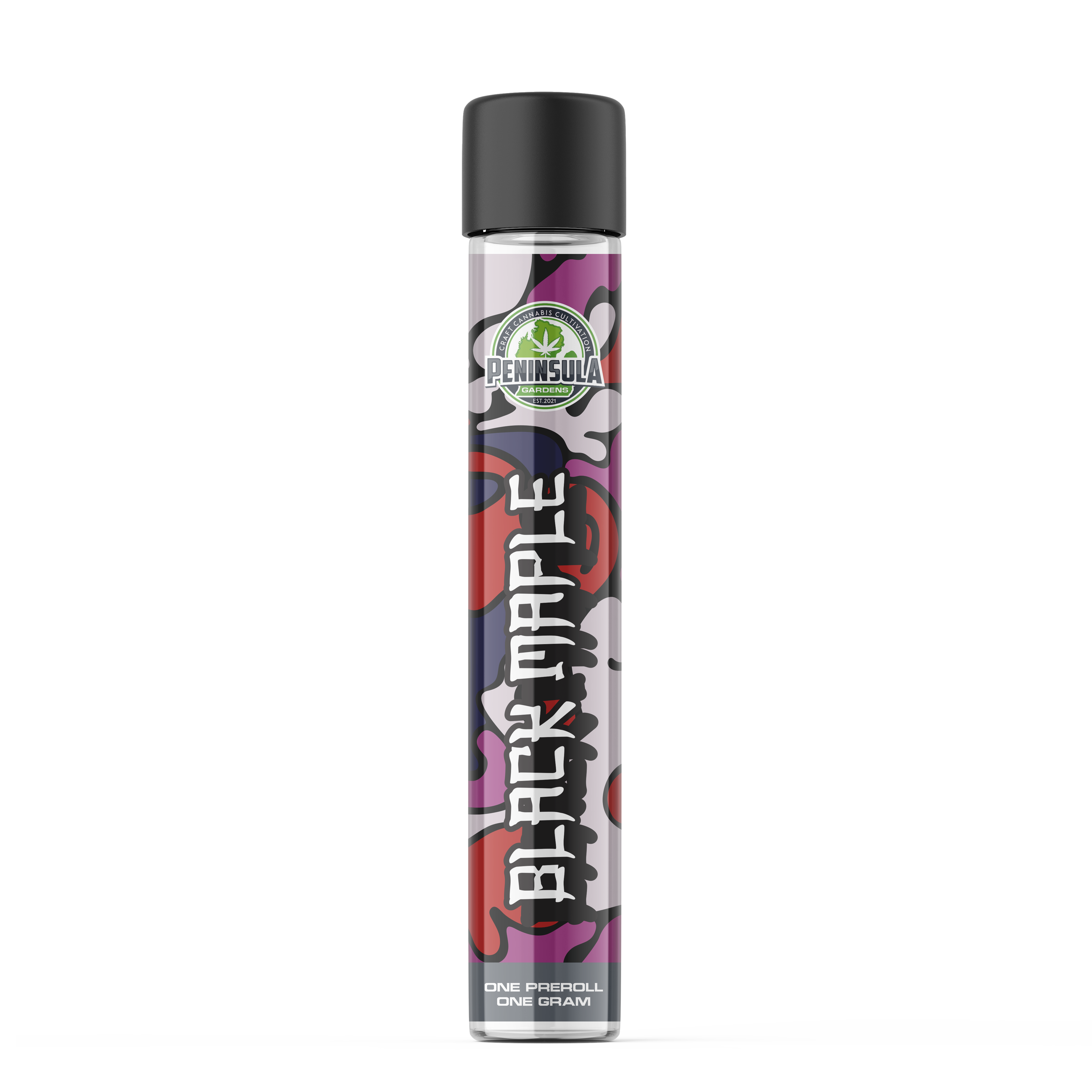 Photograph of product: Peninsula Gardens - Pre-roll 1g - Black Maple