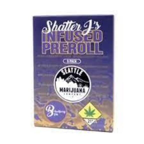 Photograph of product: Blackberry Pie Shatter J's Pre-Roll 5-pack | 5g