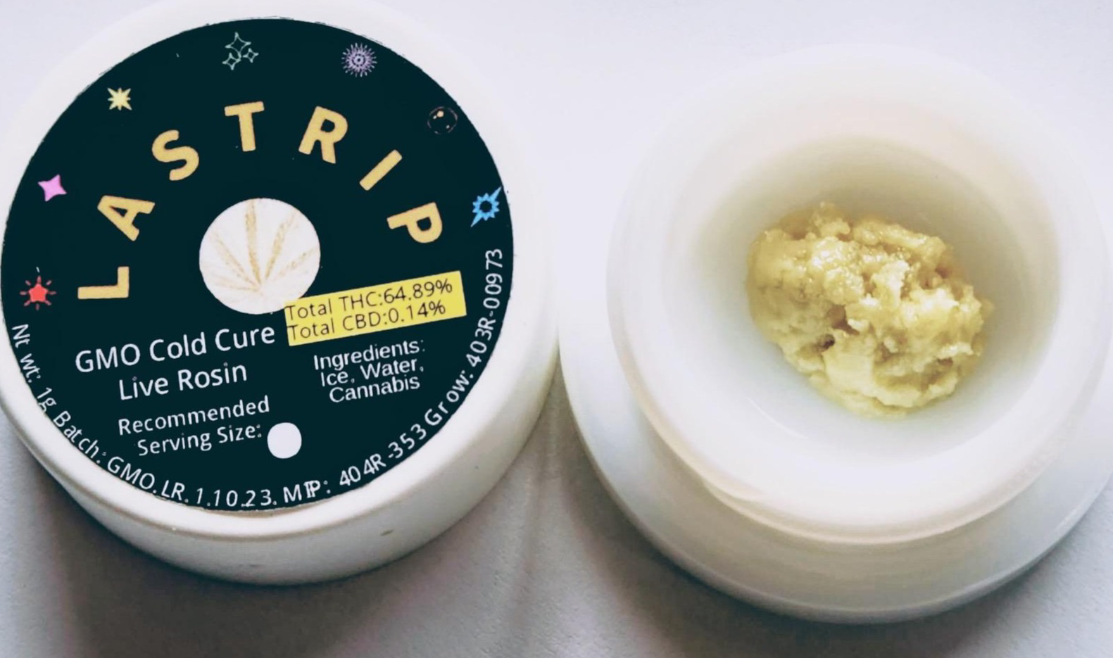 Photograph of product: Trop Banana (S/H) - Live Rosin - Lastrip