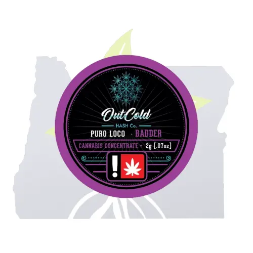 Photograph of product: Out Cold-2G Rosin-Zazul