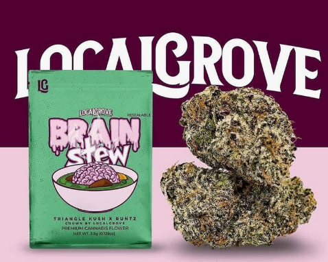 Photograph of product: Brain Stew | Bulk Flower - 28g