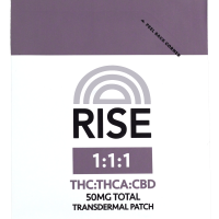 Photograph of product: RISE - Transdermal Patch - 1:1:1 - 50mg