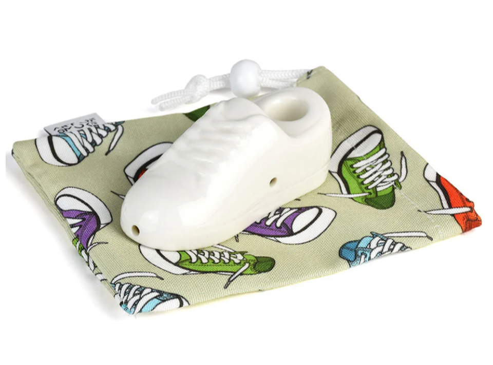 Photograph of product: Art of Smoke | Sneaker Pipe | Bonus: Pre Roll Case & Bag
