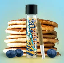Photograph of product: Jetpacks FJ-1 Infused Pre-Roll - Blueberry Pancakes {Green Top}