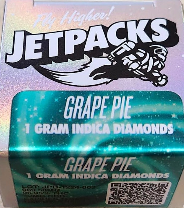 Photograph of product: Jetpacks | Diamonds | Grape Pie
