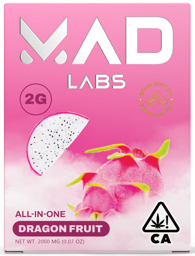 Photograph of product: Mad Labs - Dragon Fruit - AiO - - Oui'd