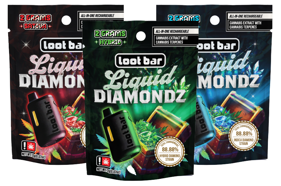 Photograph of product: Washington Apple | Liquid Diamonds Disposable | 2g
