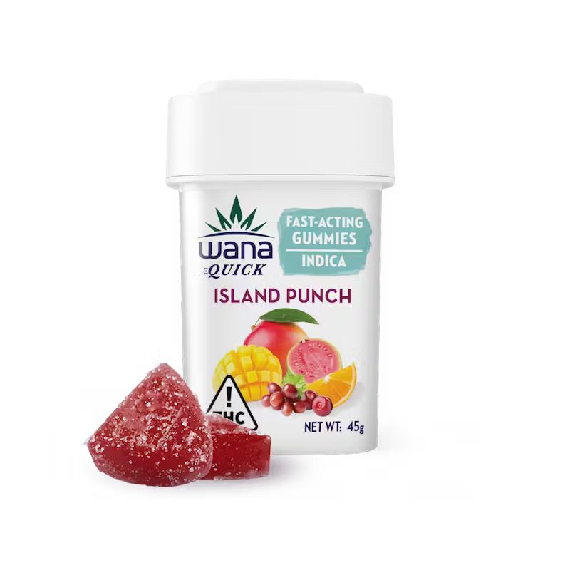 Photograph of product: Wana Island Punch Gummies 10pk 100mg