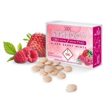 Photograph of product: Dixie Mints 1:1 Synergy Mixed Berry