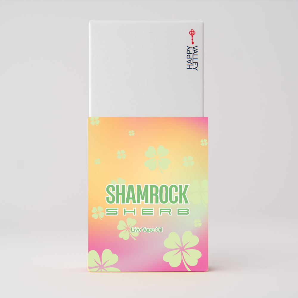 Photograph of product: Live Vape Oil Cartridge 1g - Shamrock Sherb