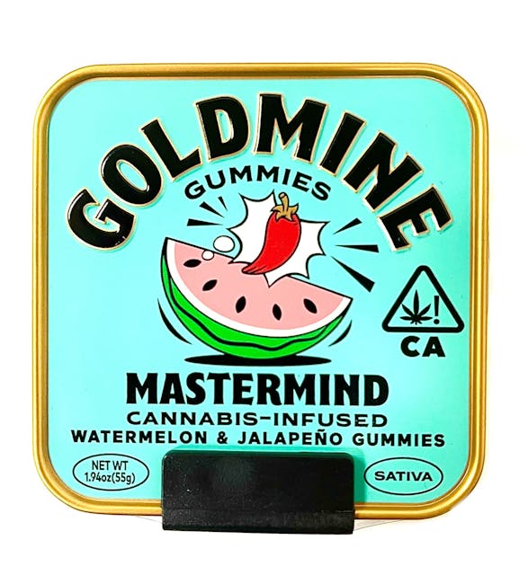 Photograph of product: Mastermind Watermelon & Jalapeño Tin - 100 MG TH-oui - 