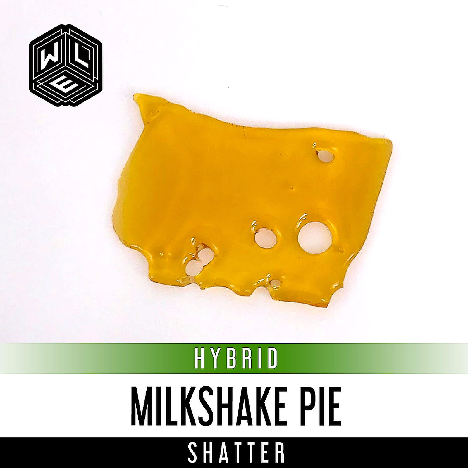 Photograph of product: White Label Milkshake Pie 1g Shatter
