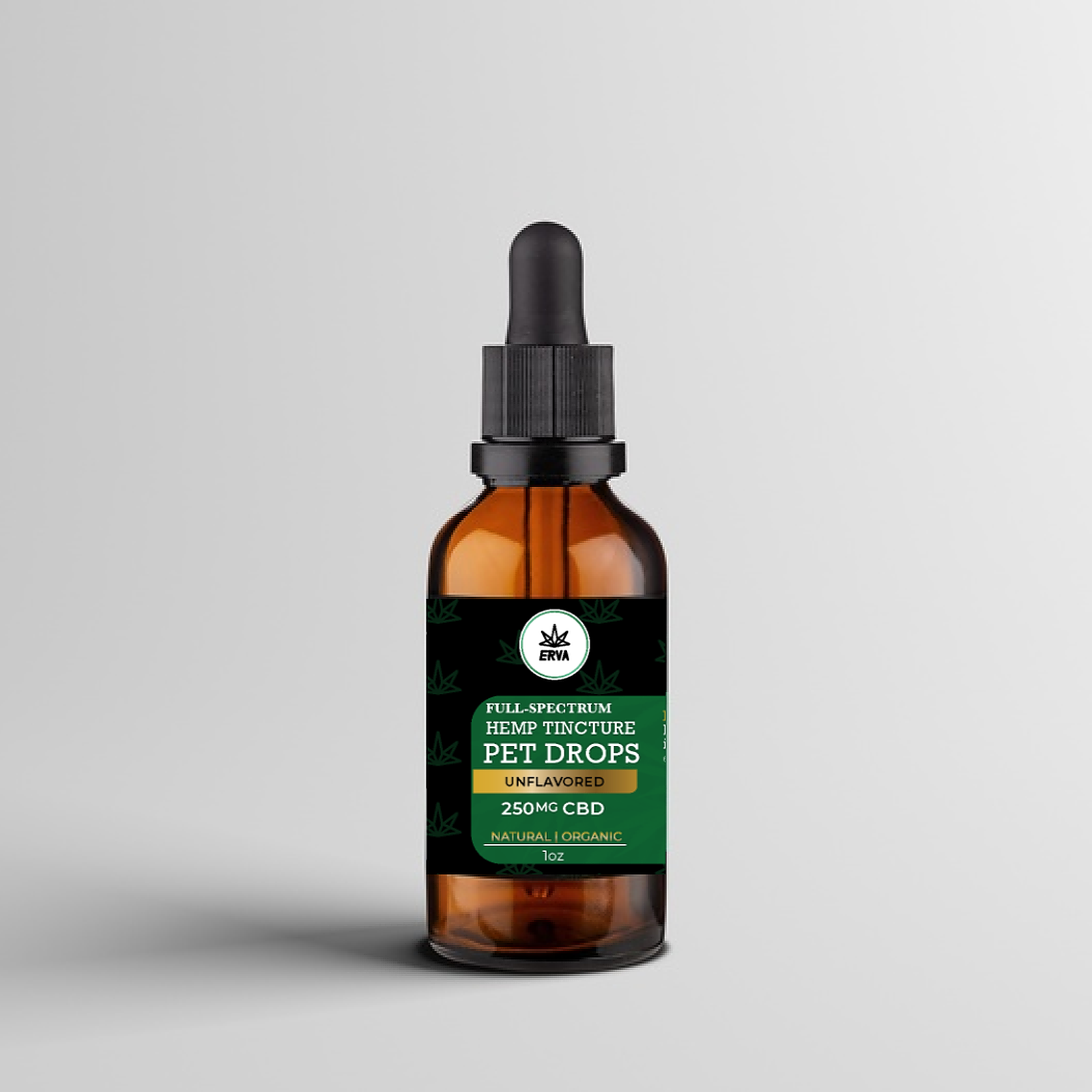 Photograph of product: CBD Unflavored Pet Hemp Tincture | 300mg - ERVA
