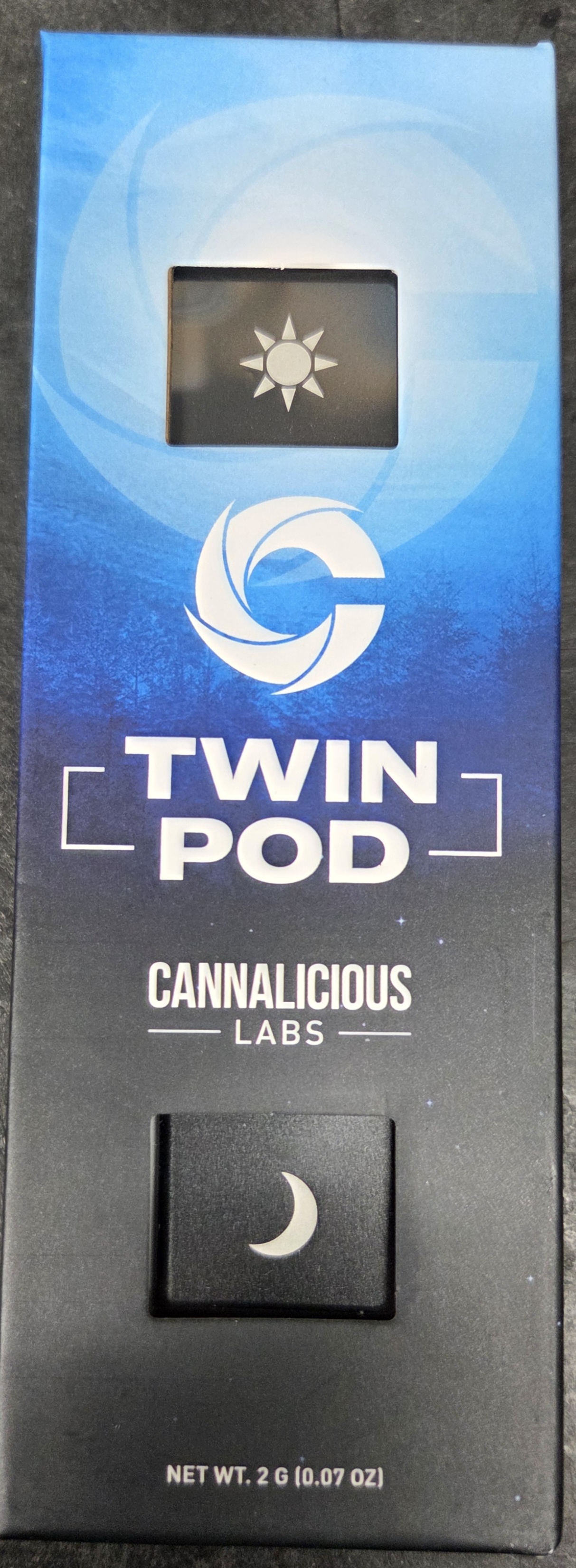 Photograph of product: Cannalicious Twin Pod - Sour Tangie Haze (S) - Disp Vape