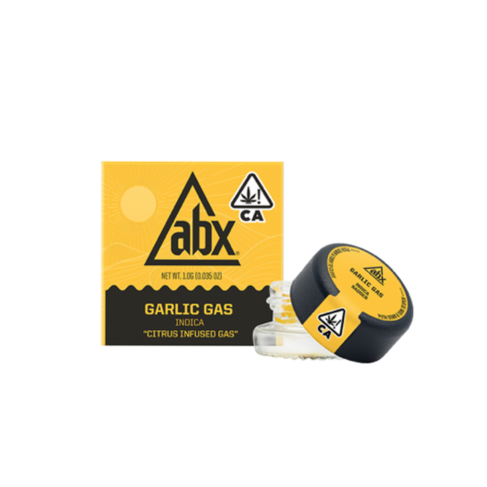 Photograph of product: 1g Garlic Gas (Indica) Badder THC:71% $30 or 2/$50