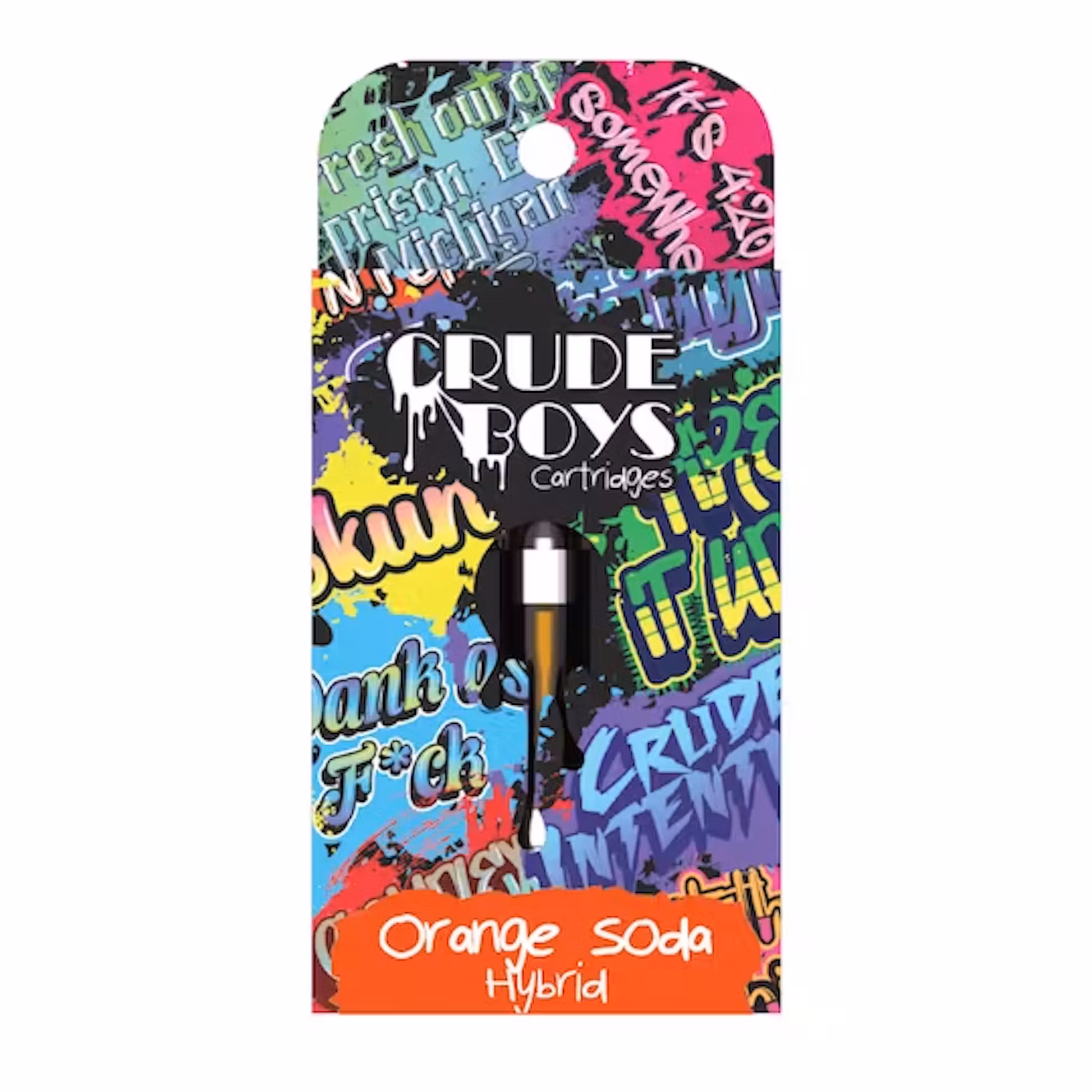 Photograph of product: Crude Boys | Distillate Cart | Orange Soda