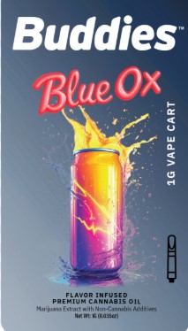 Photograph of product: Flavored Distillate Cartridge | Blue Ox | 1g
