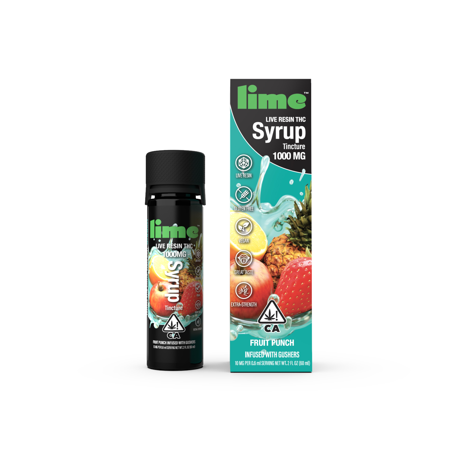 Photograph of product: Lime | Live Resin Tincture | Fruit Punch