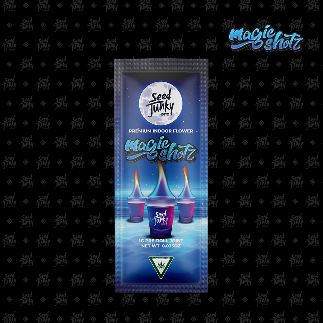 Photograph of product: Seed Junky - Magic Shotz Pre-Roll 1g